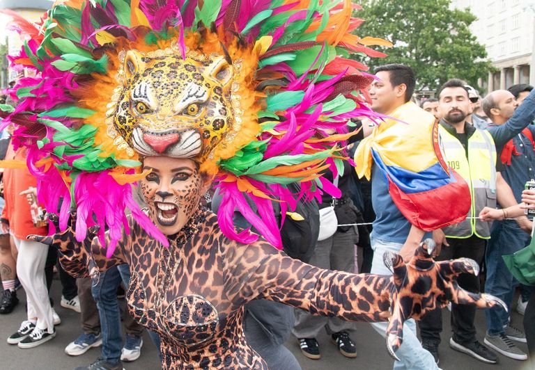 Foto zeigt die Umzugsgruppe ANCLAS e.V.
