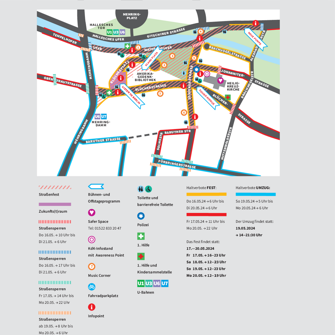 Informationen für Anwohner | Karneval der Kulturen 