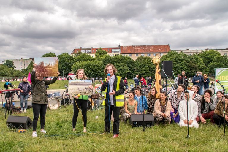 Foto zeigt Aktionscamp