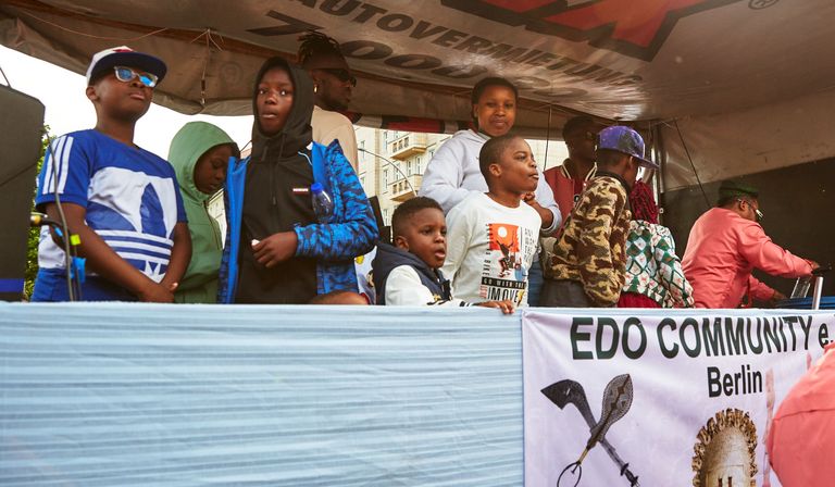 Teilnehmer der Gruppe Edo Community